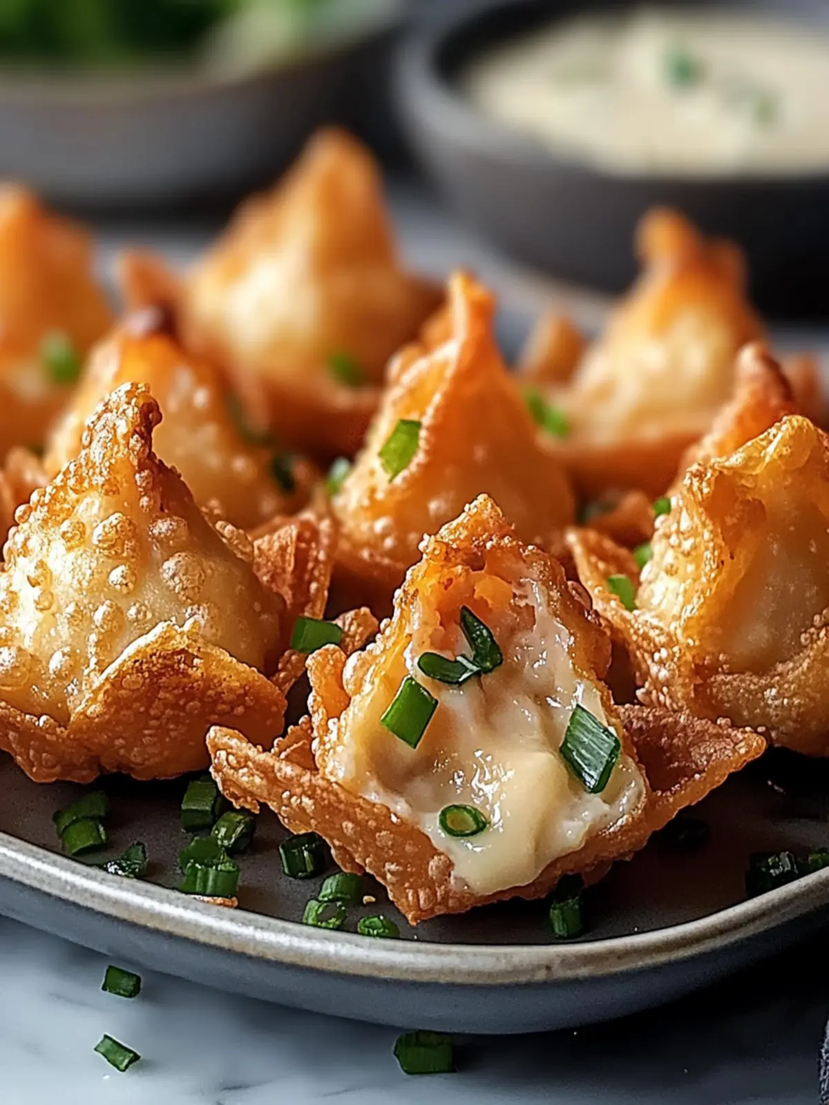 Irresistible Crispy Crab Rangoon Bombs with Creamy Filling