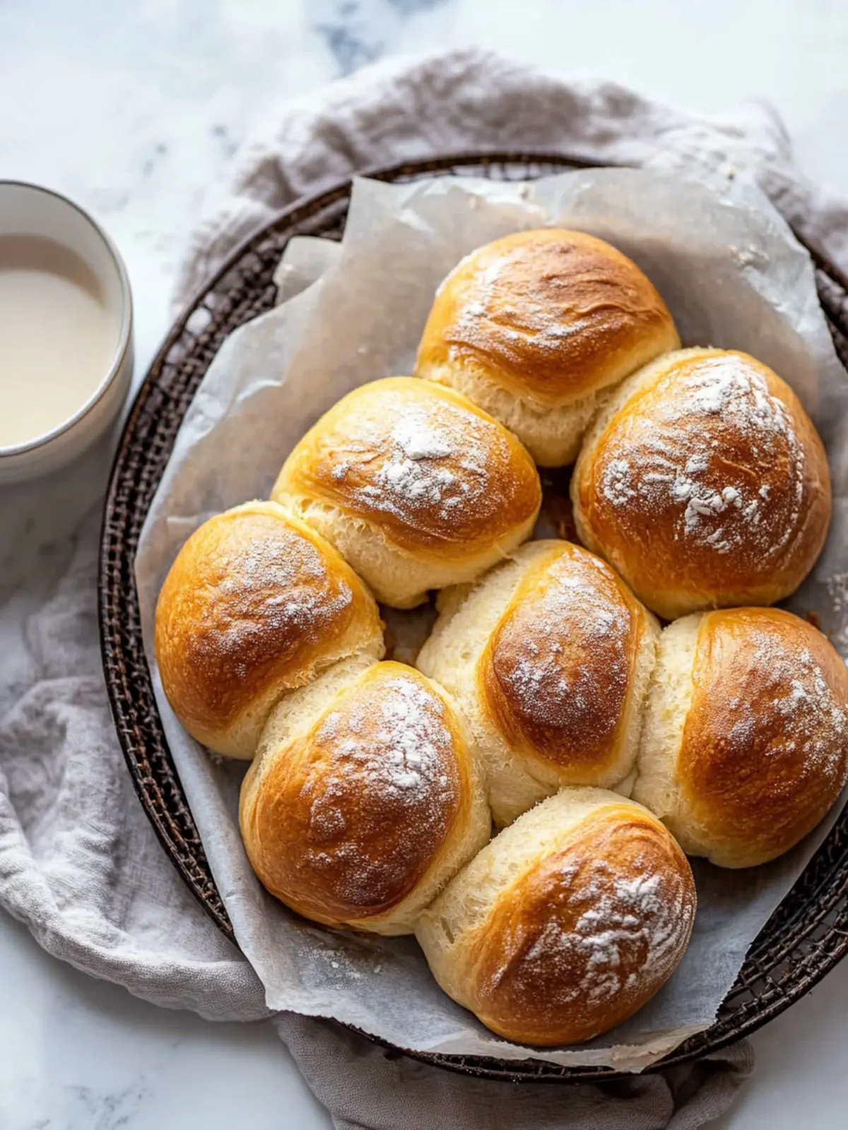 Mallorca Bread: Puerto Rican Sweet Bread Rolls (Pan De Mallorca)