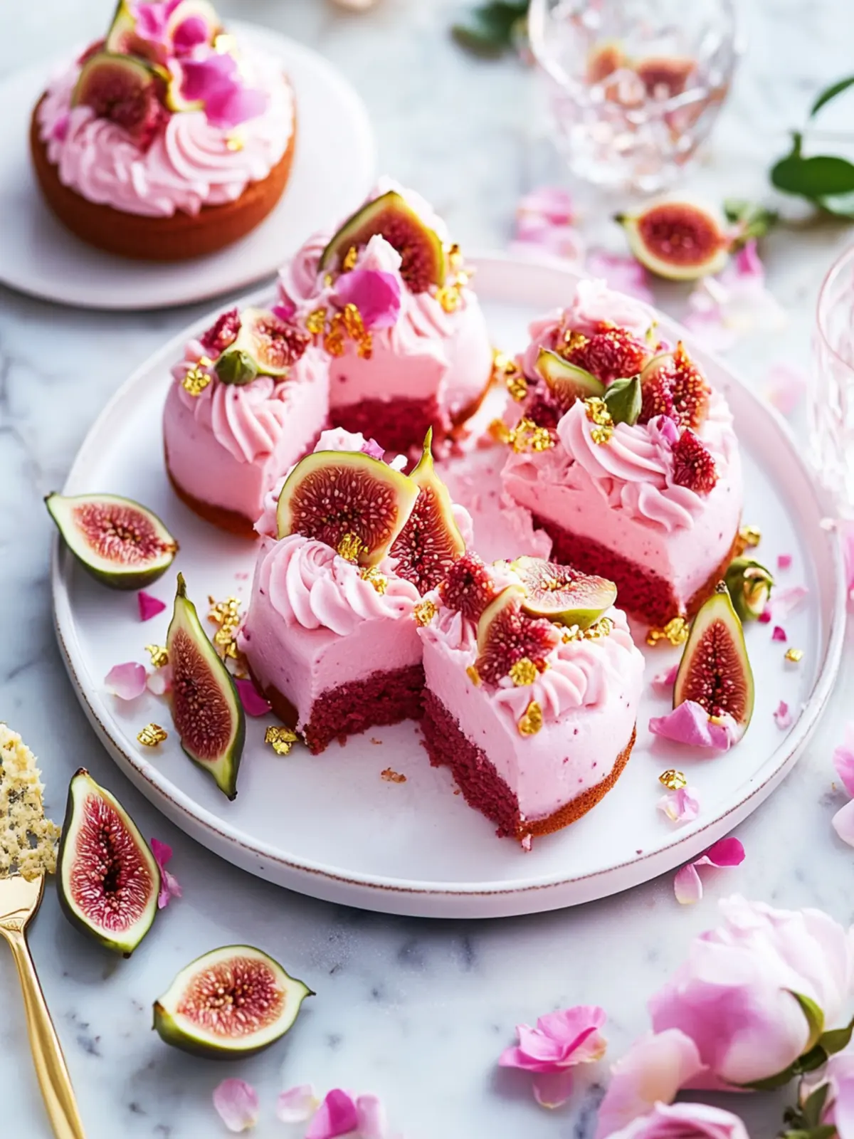 Bake My Day Recipe: Rose and Fig Love Cakes by Katherine Sabbath