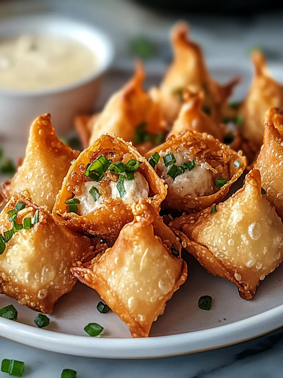 Irresistible Crispy Crab Rangoon Bombs with Creamy Filling