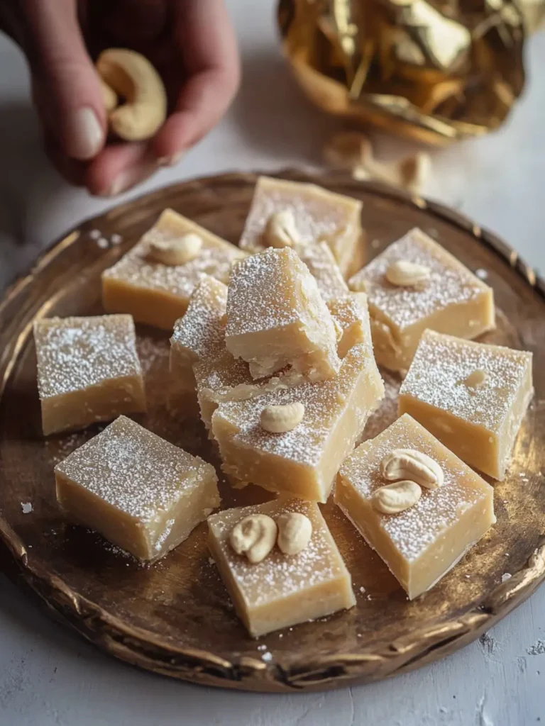 Kaju Katli (Cashew Fudge)