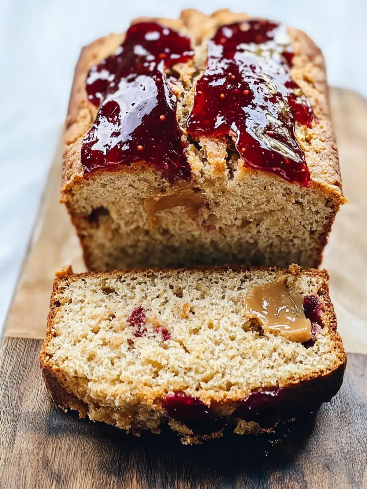 Peanut Butter Jelly Bread