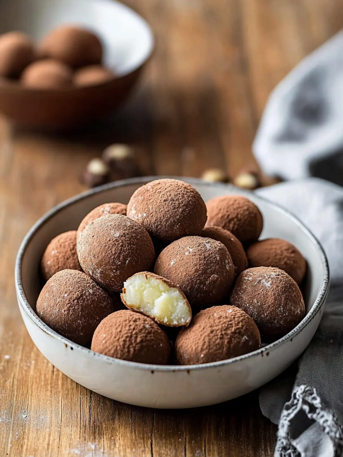 Easy Marzipankartoffeln: Cocoa-Dusted Marzipan Potato Treats