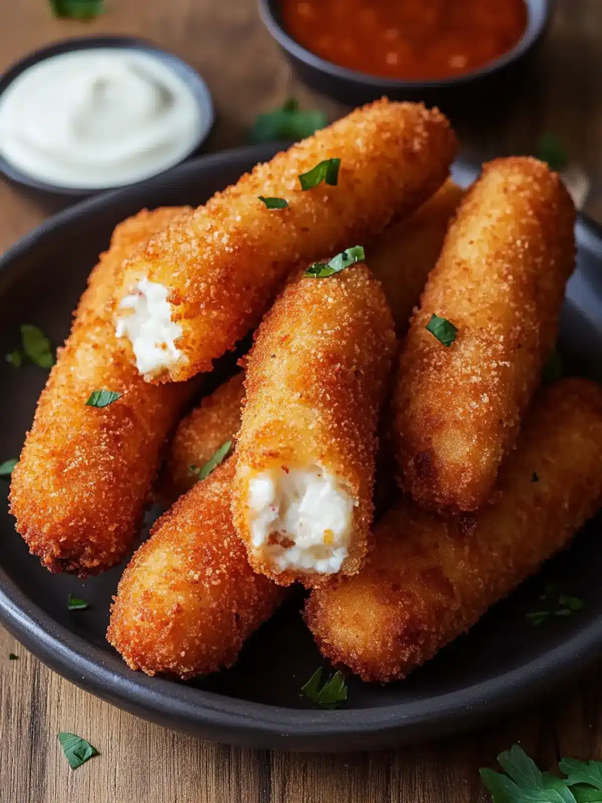 Quick Ground Chicken Mozzarella Sticks