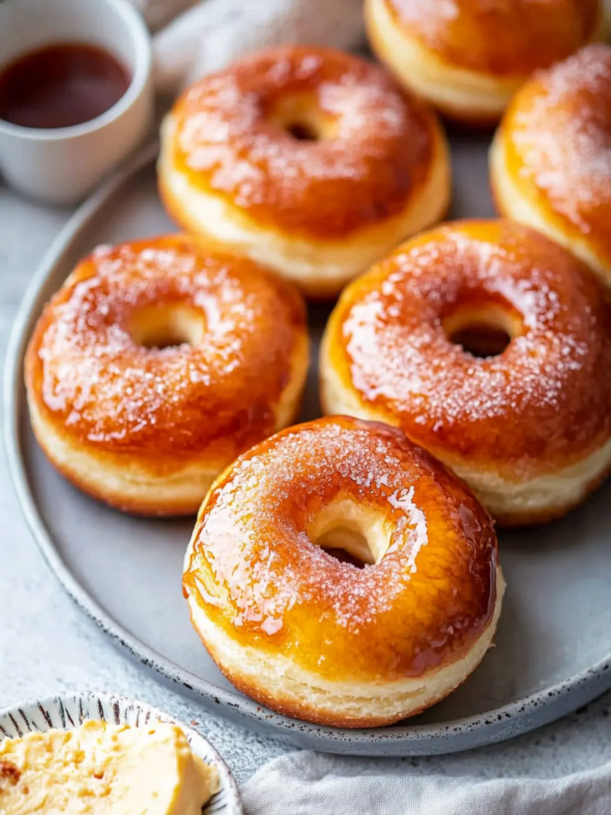 Baked Crème Brûlée Donuts