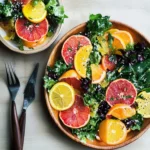 Recipe: Herbed Citrus Salad with Tahini Dressing and Greens