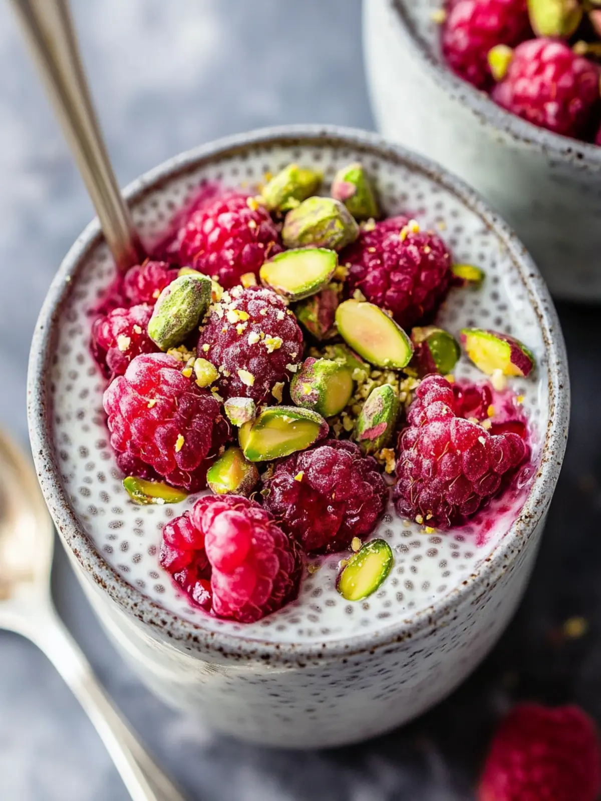 Raspberry Pistachio Chia Pudding: Wholesome & Delicious Treat 2 Raspberry Pistachio Chia Pudding