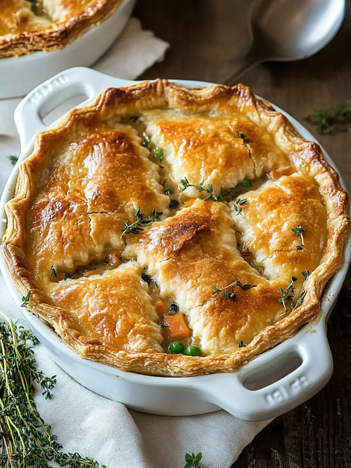 Chicken Pot Pie For Two