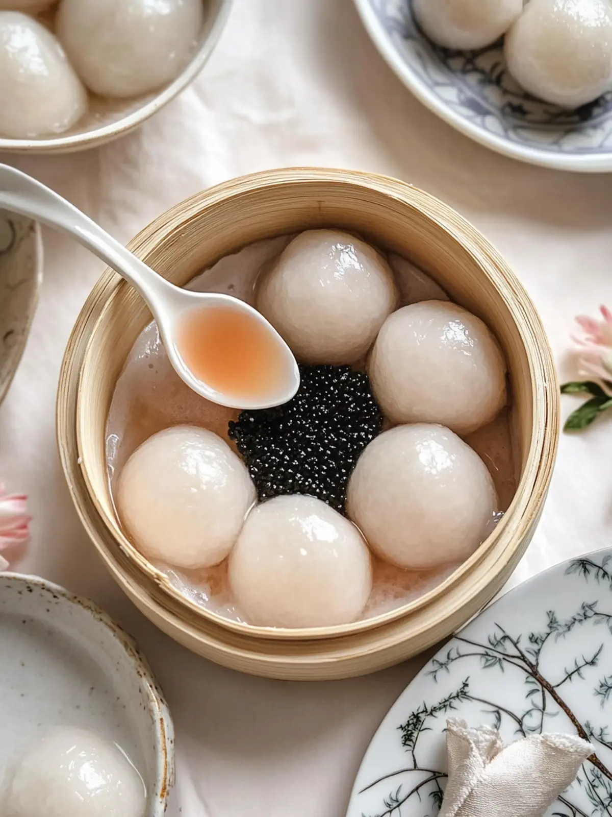 Deliciously Soft Tang Yuan (Glutinous Rice Balls) for Cozy Nights 3 Tang Yuan (Glutinous Rice Balls)