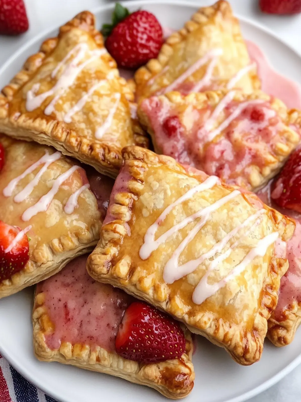 Homemade Strawberry Pastry Hand Pie Treats
