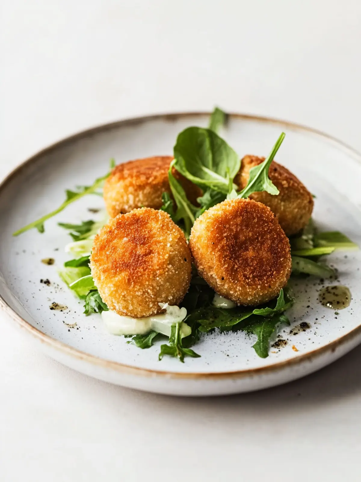 Caesar salad croquettes