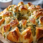 Spinach Artichoke Snowflake Pull-Apart Bread Recipe