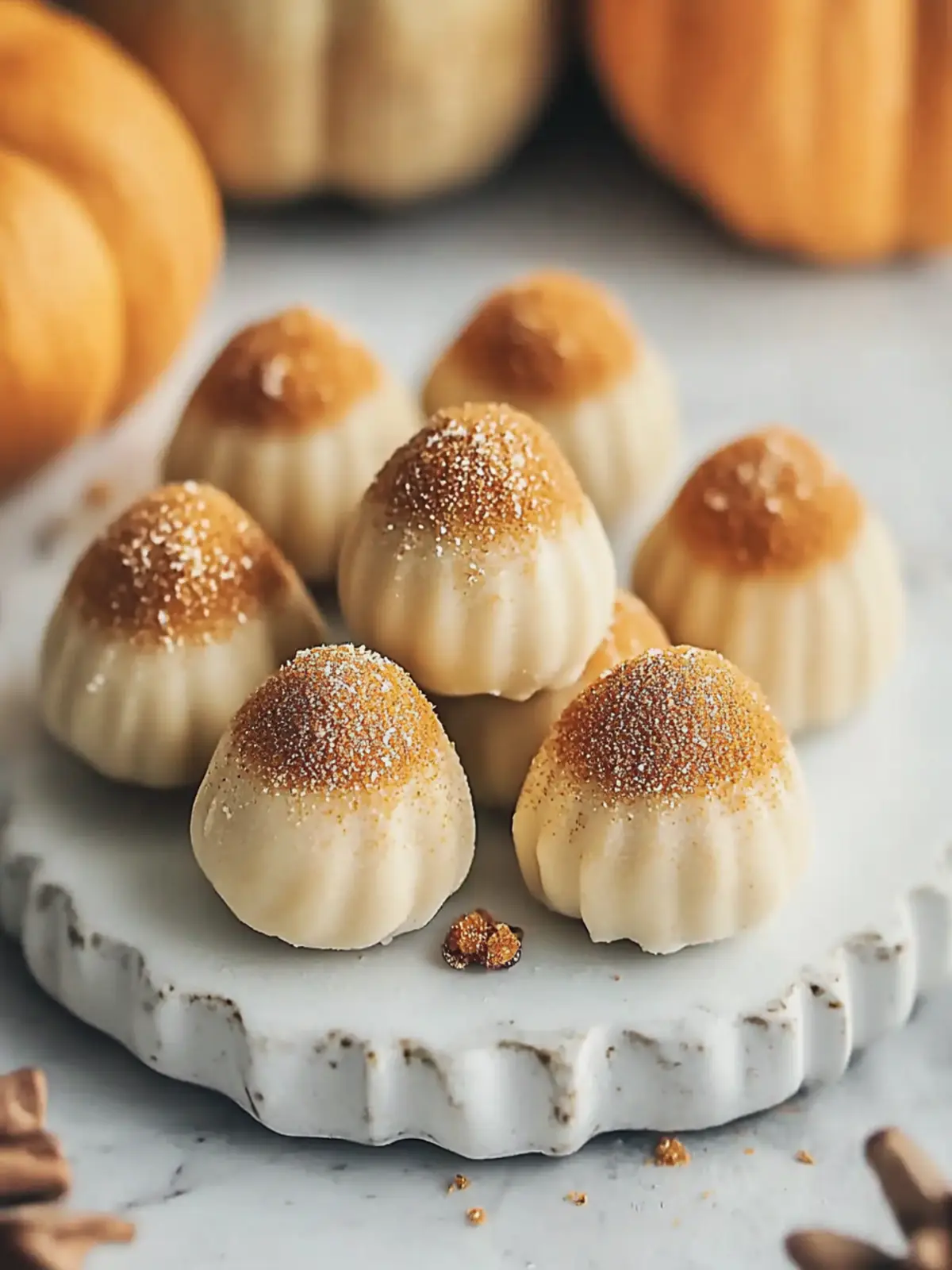 Simple Pumpkin Cheesecake Truffles