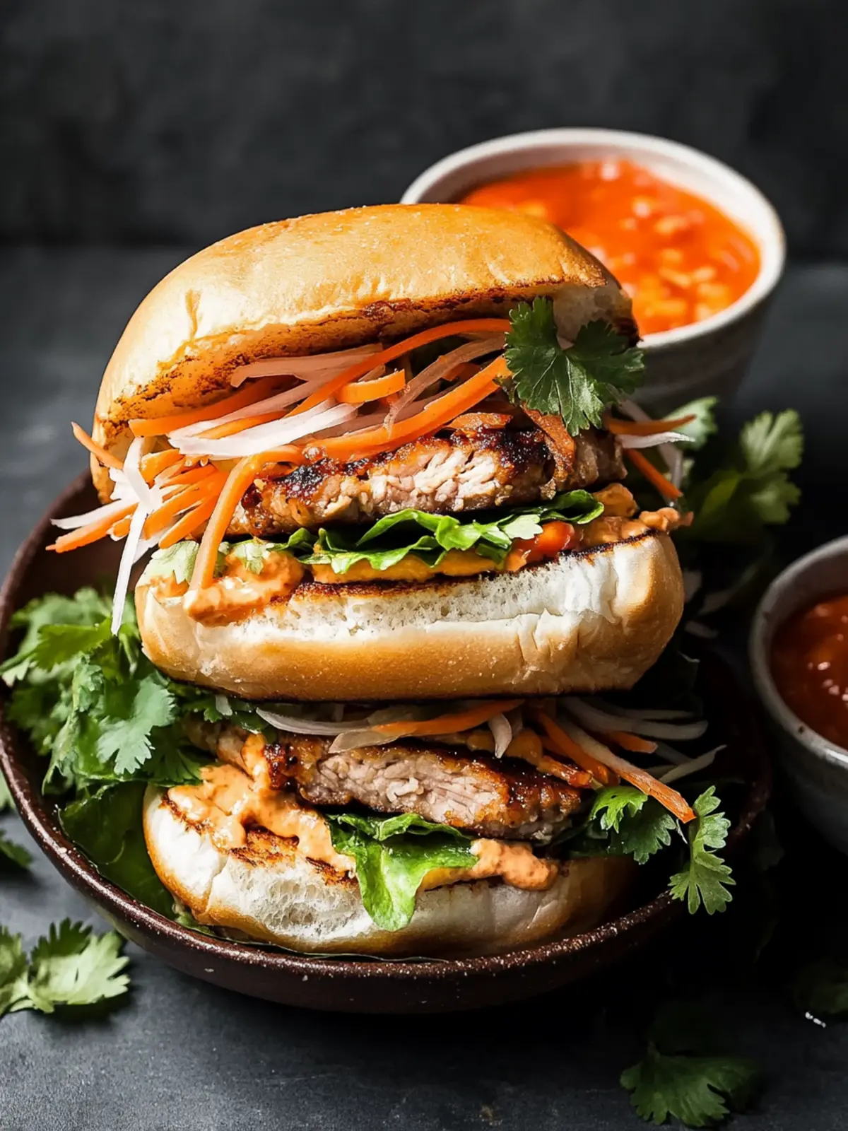 Pork Banh Mi Burger: A Fresh Twist on Your BBQ Favorites 5 Pork Banh Mi Burger