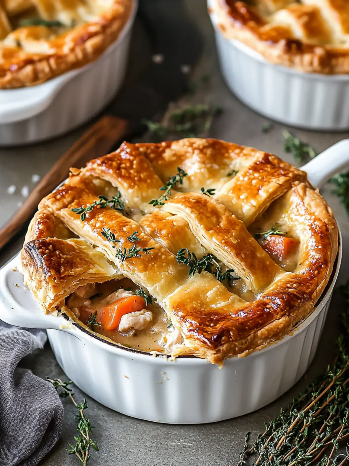 Chicken Pot Pie For Two