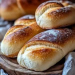 Crusty Chewy French Bread Rolls Artisan Perfection at Home: Perfectly Soft Inside
