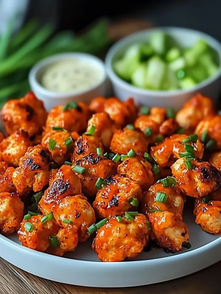Irresistible Buffalo Garlic Chicken Bites for Flavor Lovers