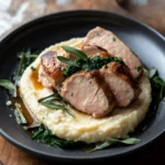Succulent Pork Tenderloin with Creamy White Bean Puree Recipe 8 Pork Tenderloin with White Bean Puree