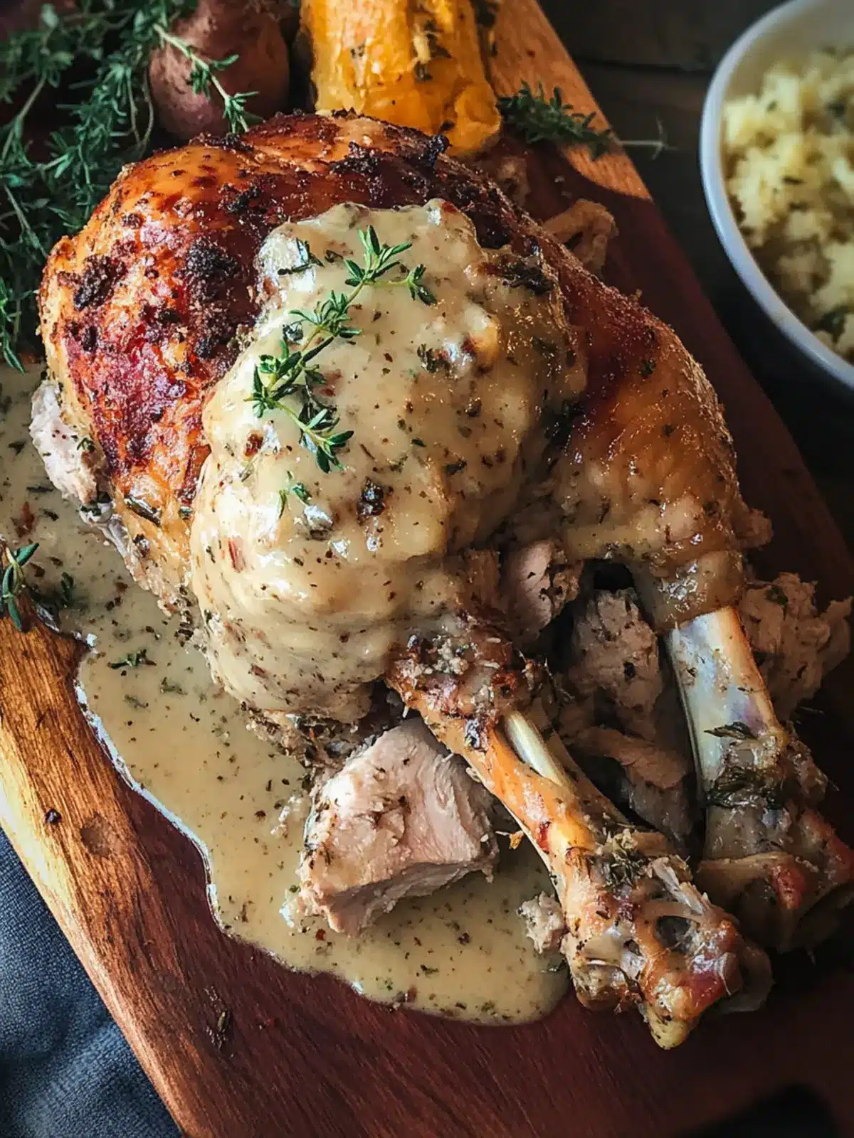 Tasting at the Turkey Leg Hut