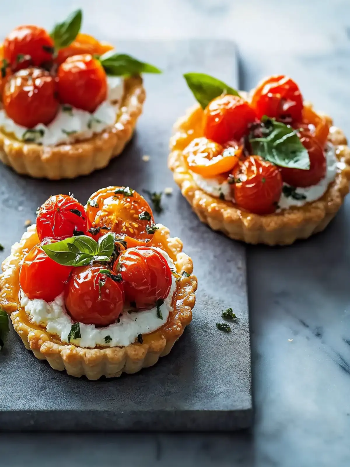 Tartelettes Tomate Ricotta : la recette simple et joyeuse de Camille Duroc