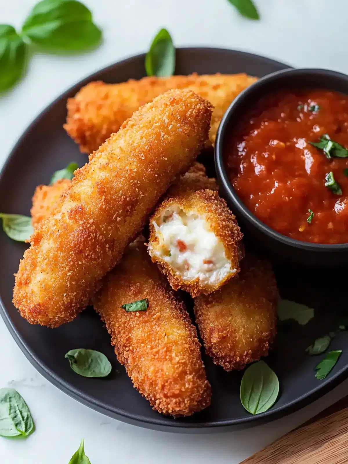 Quick Ground Chicken Mozzarella Sticks