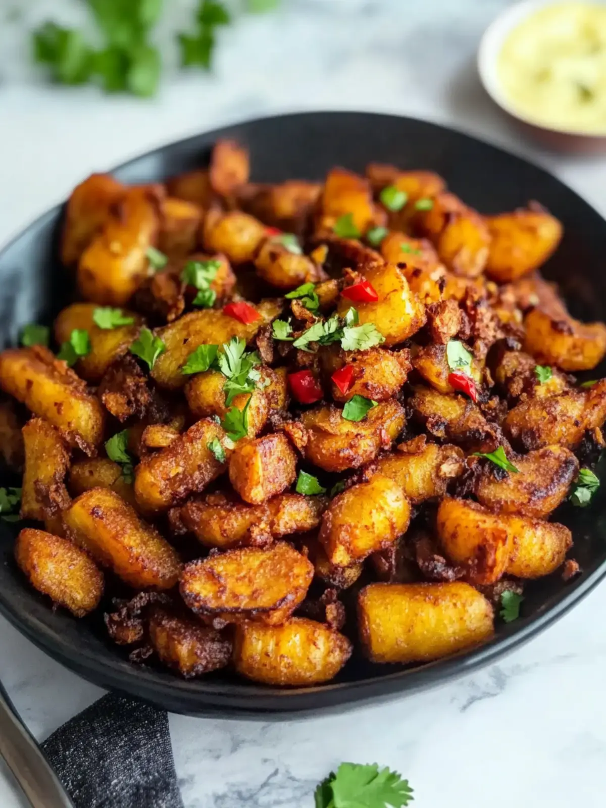 Easy Kelewele - Spicy Fried Plantains