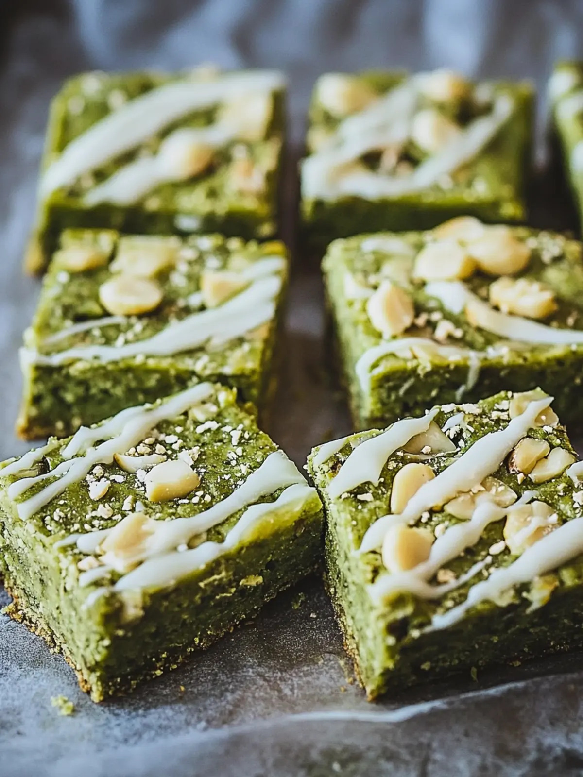 Coconut Matcha Macadamia Bars with White Chocolate Glaze Bliss 2 Coconut Matcha Macadamia Bars with White Chocolate Glaze :: Gluten-Free, Grain-Free, Dairy-Free, Refined Sugar-Free