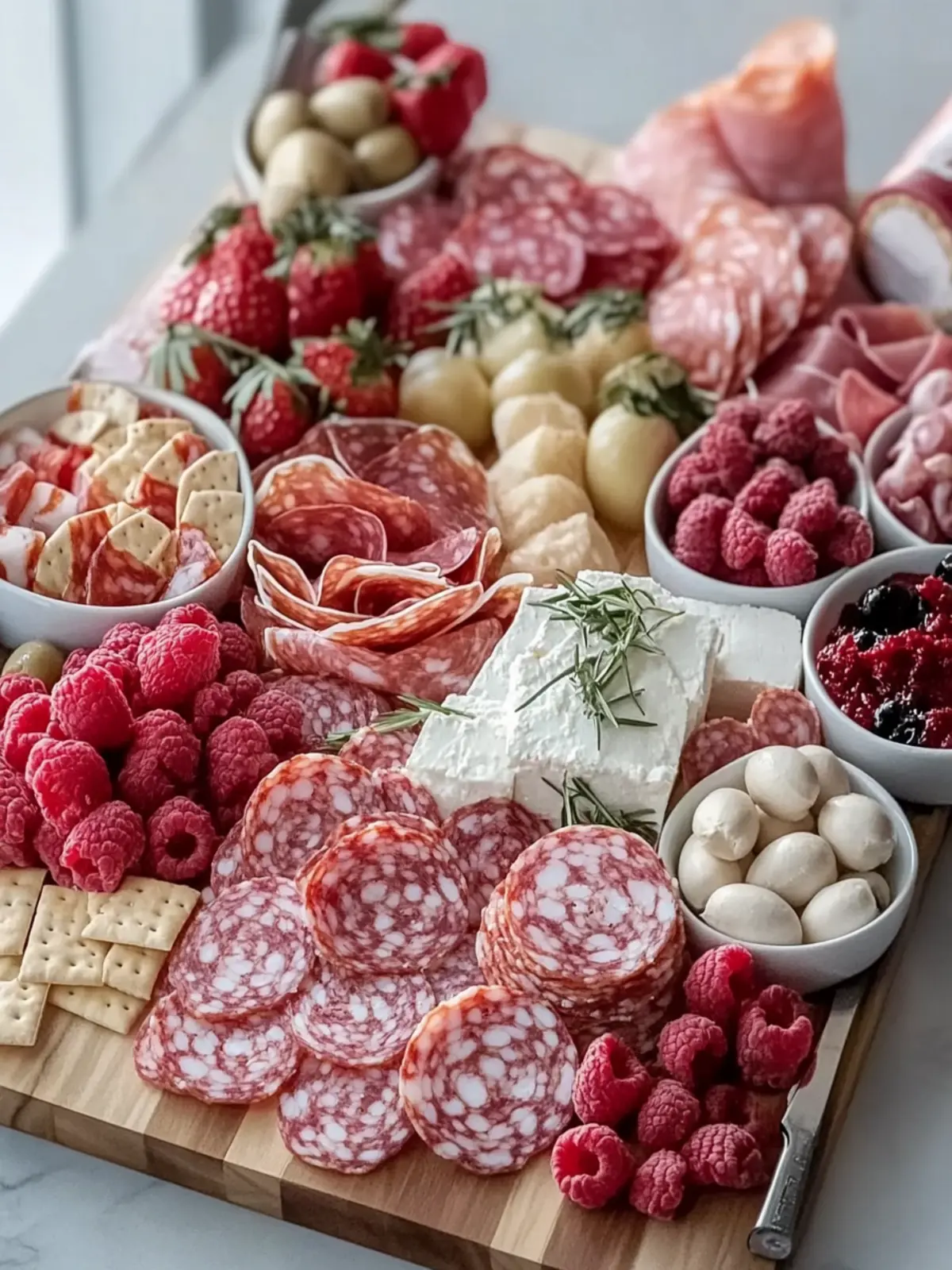 Pink Charcuterie Board