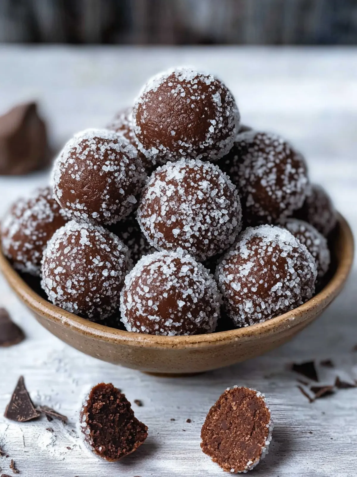 5-Ingredient Chocolate Rum Balls