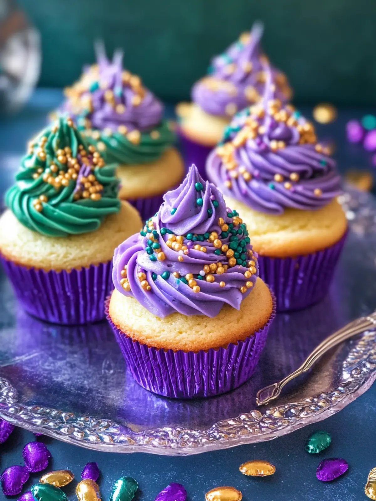 Mouthwatering King Cake Cupcakes Perfect for Mardi Gras Festivities 4 King Cake Cupcakes
