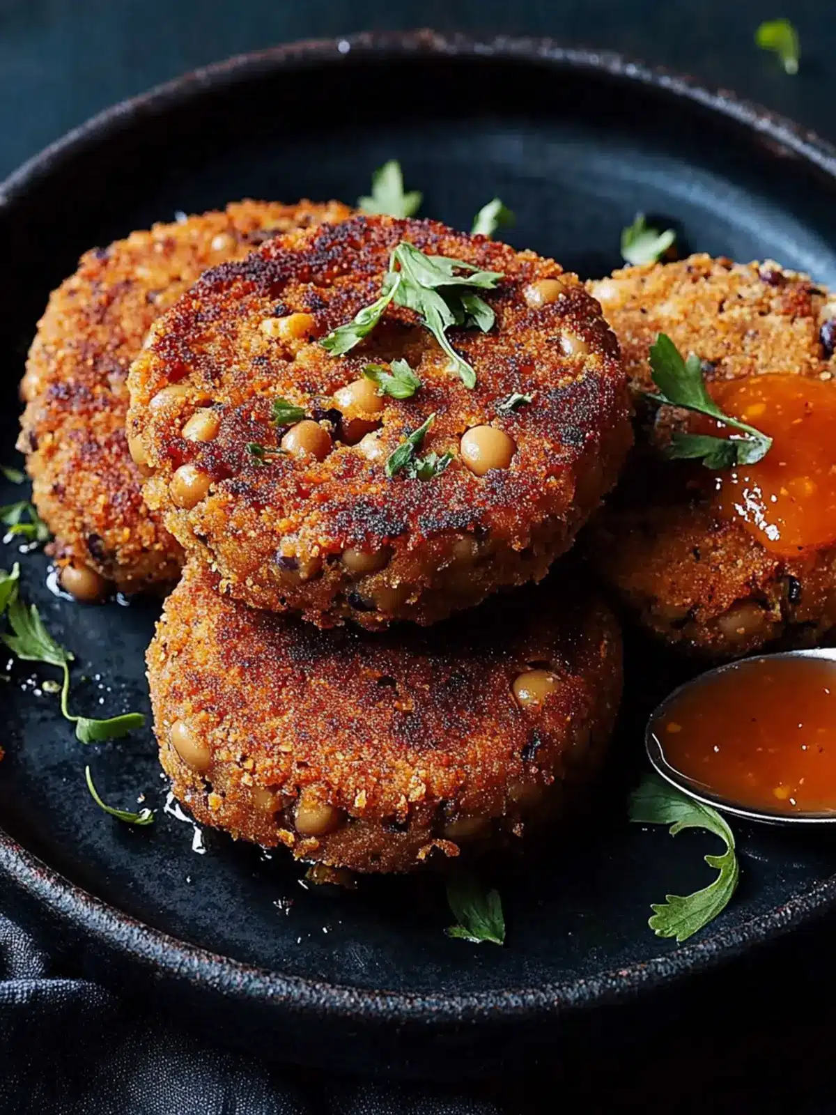 Smoky Black-Eyed Pea Cakes