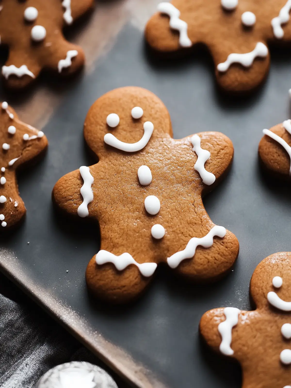 Soft Gingerbread Man Cookies [40 Minutes]