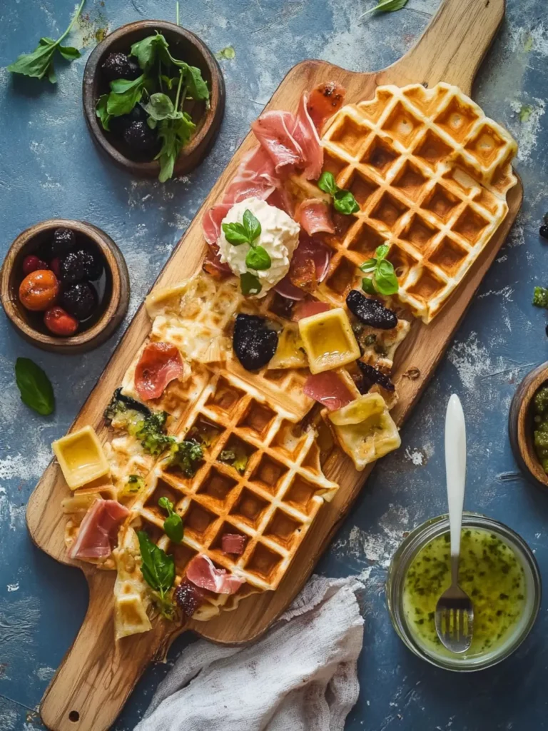 Antipasto di waffle