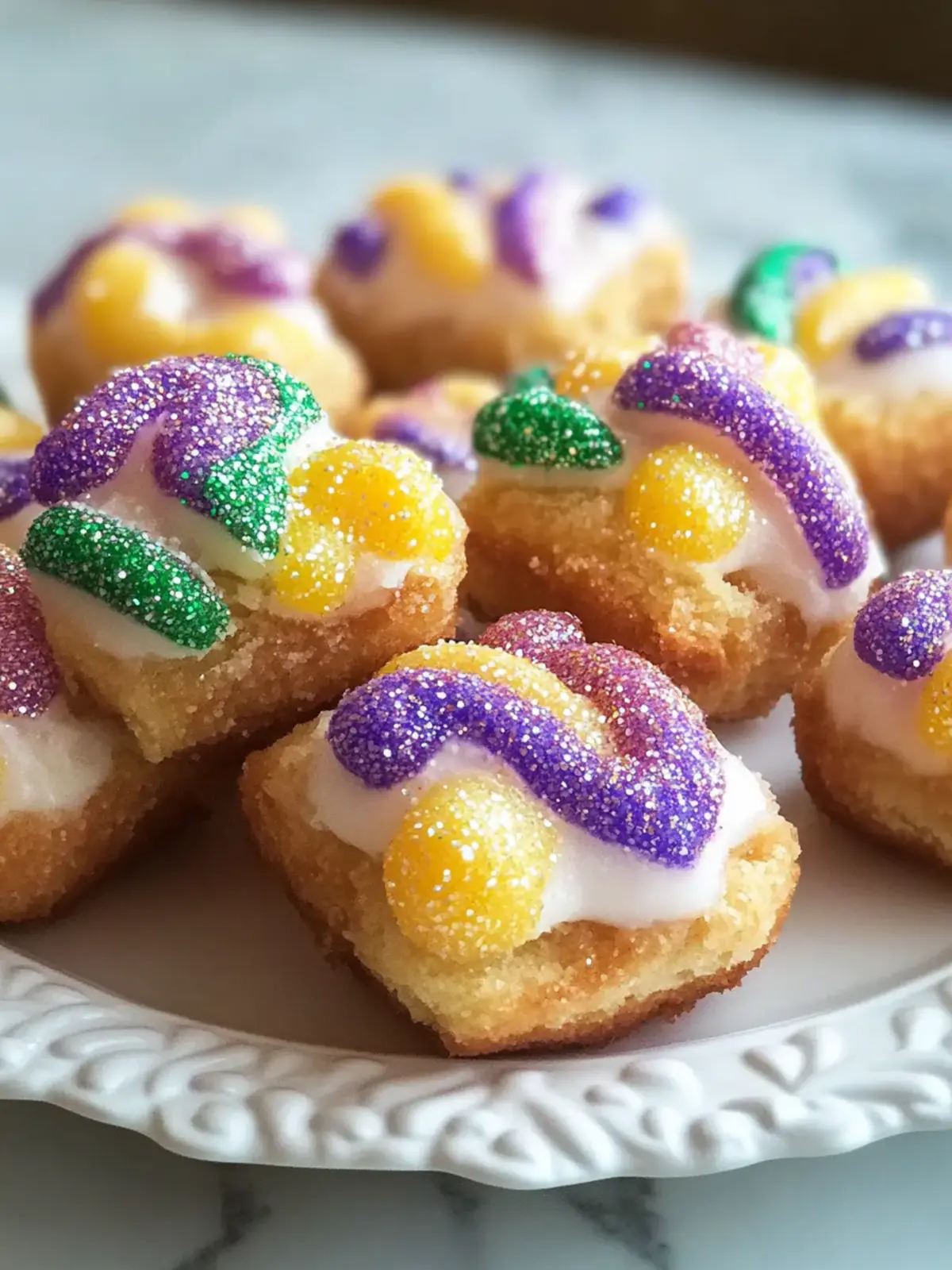 Delicious Mini King Cake Bites: Easy Festive Flavors Unleashed 2 Delicious Mini King Cake Bites: Festive Flavors Made Easy