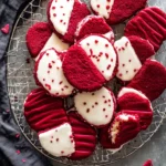 Red Velvet Shortbread Cookies