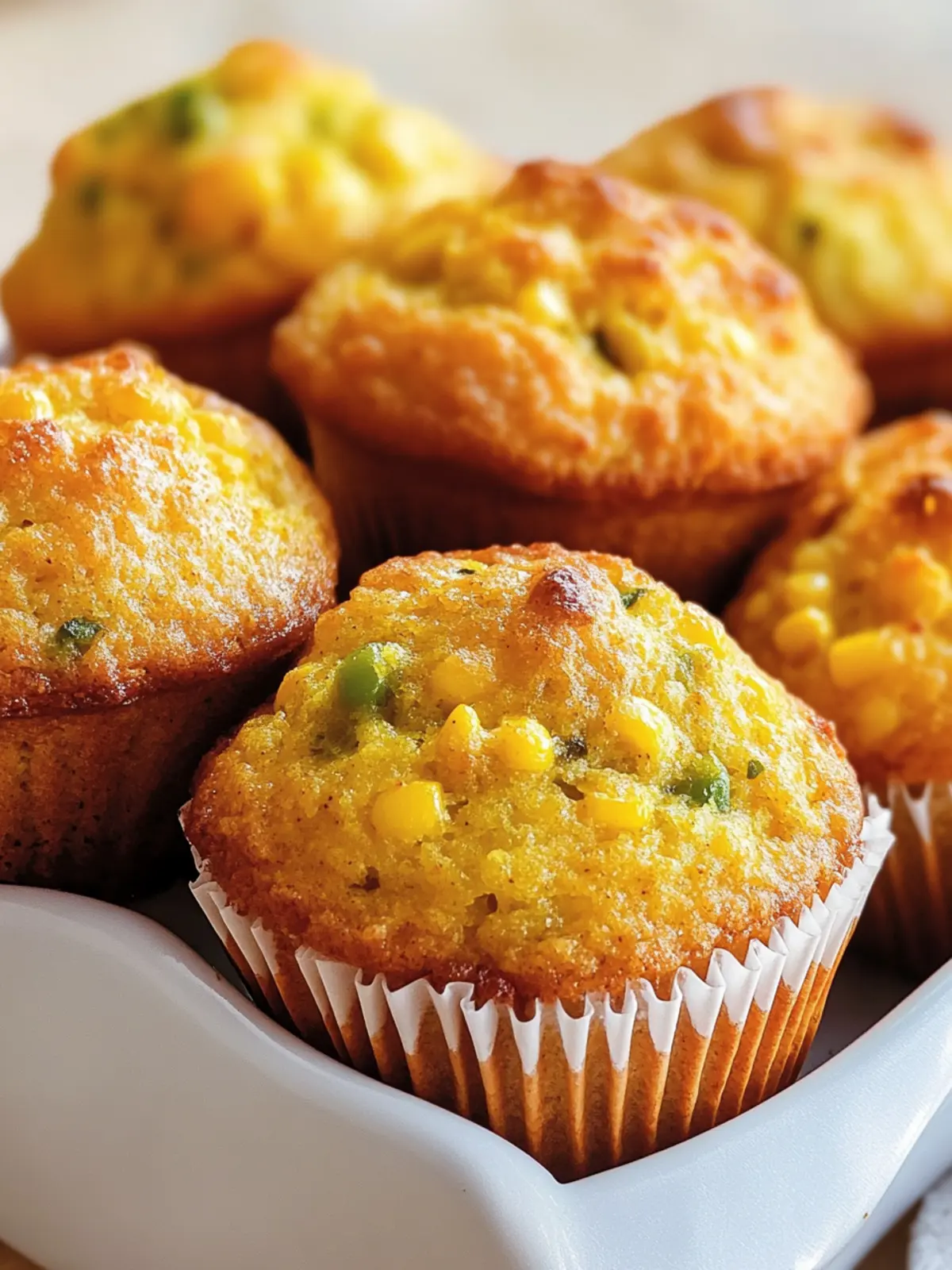 Green Chili Corn Muffins