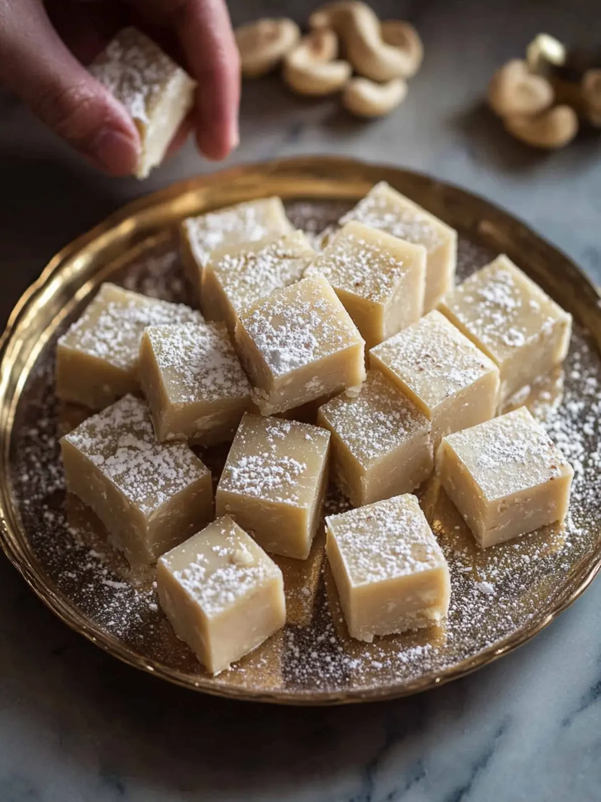 Kaju Katli (Cashew Fudge)