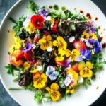 Eat Flowers, Be Happy (Edible Flower Salad)