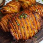 Crispy Baked Accordion Potatoes with Smoky Chipotle Mayo