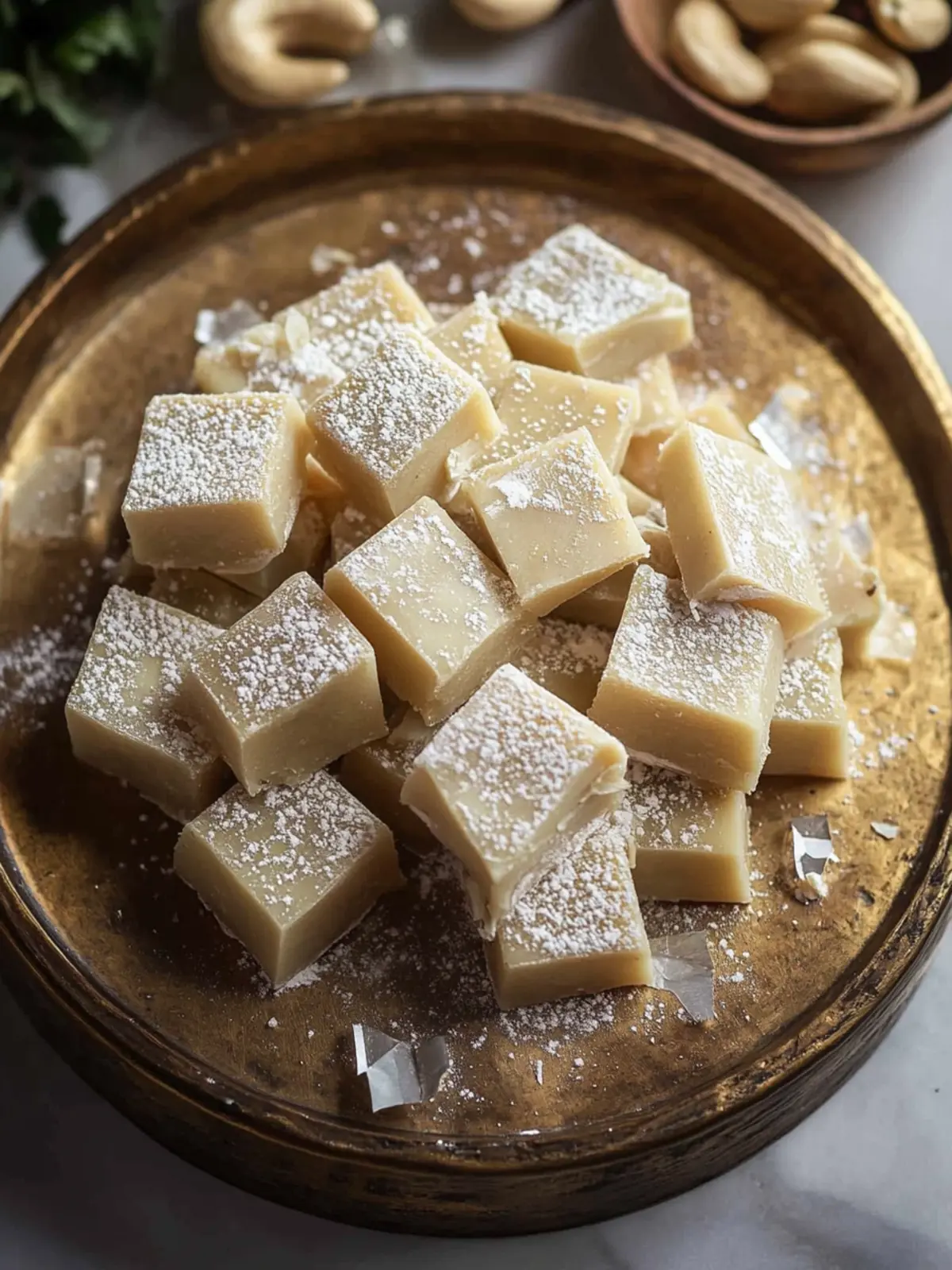 Kaju Katli (Cashew Fudge)