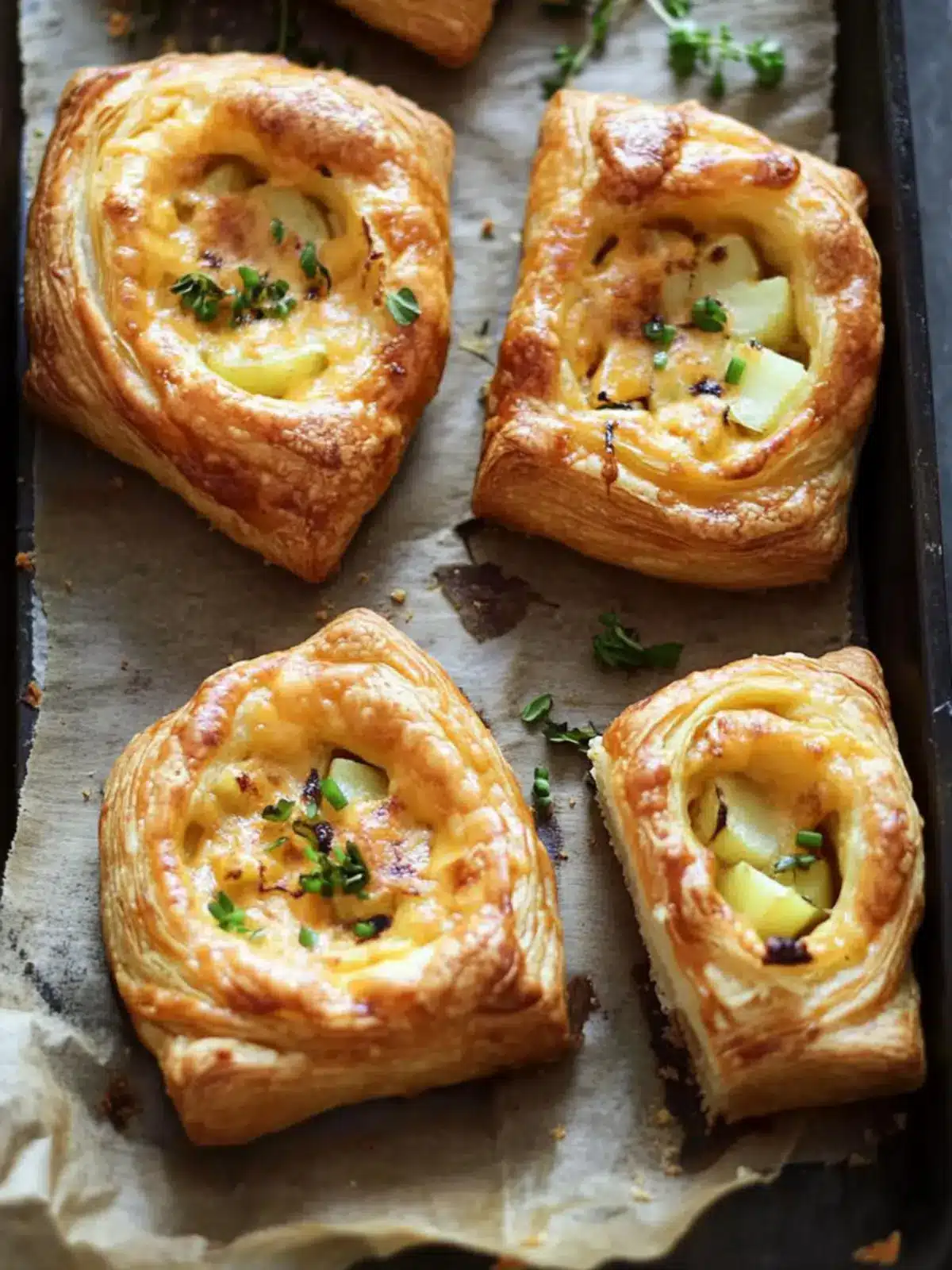 Mouthwatering Potato & Cheddar Danishes Your Family Will Love 4 potato & cheddar danishes