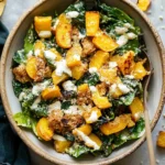 Autumn Caesar Salad with Roasted Delicata Squash Croutons Delight 9 Autumn Caesar Salad with Roasted Delicata Squash Croutons