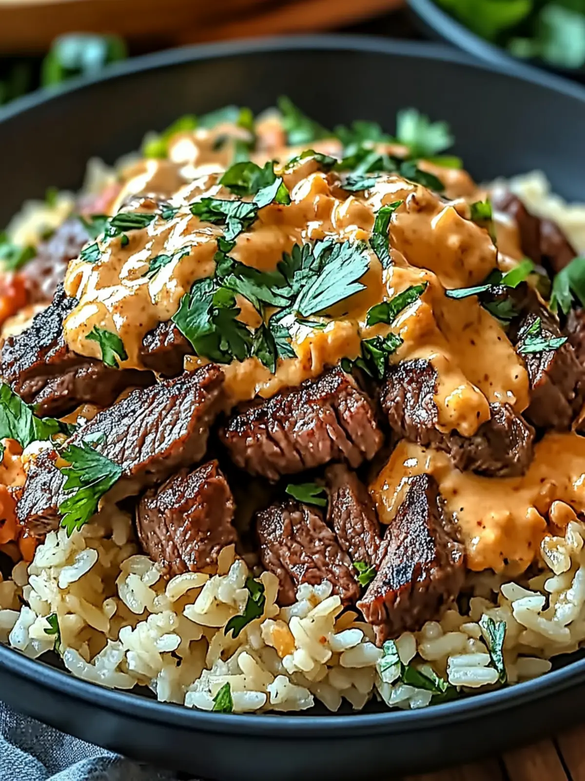 Irresistible Steak and Queso Rice: A Flavor Explosion