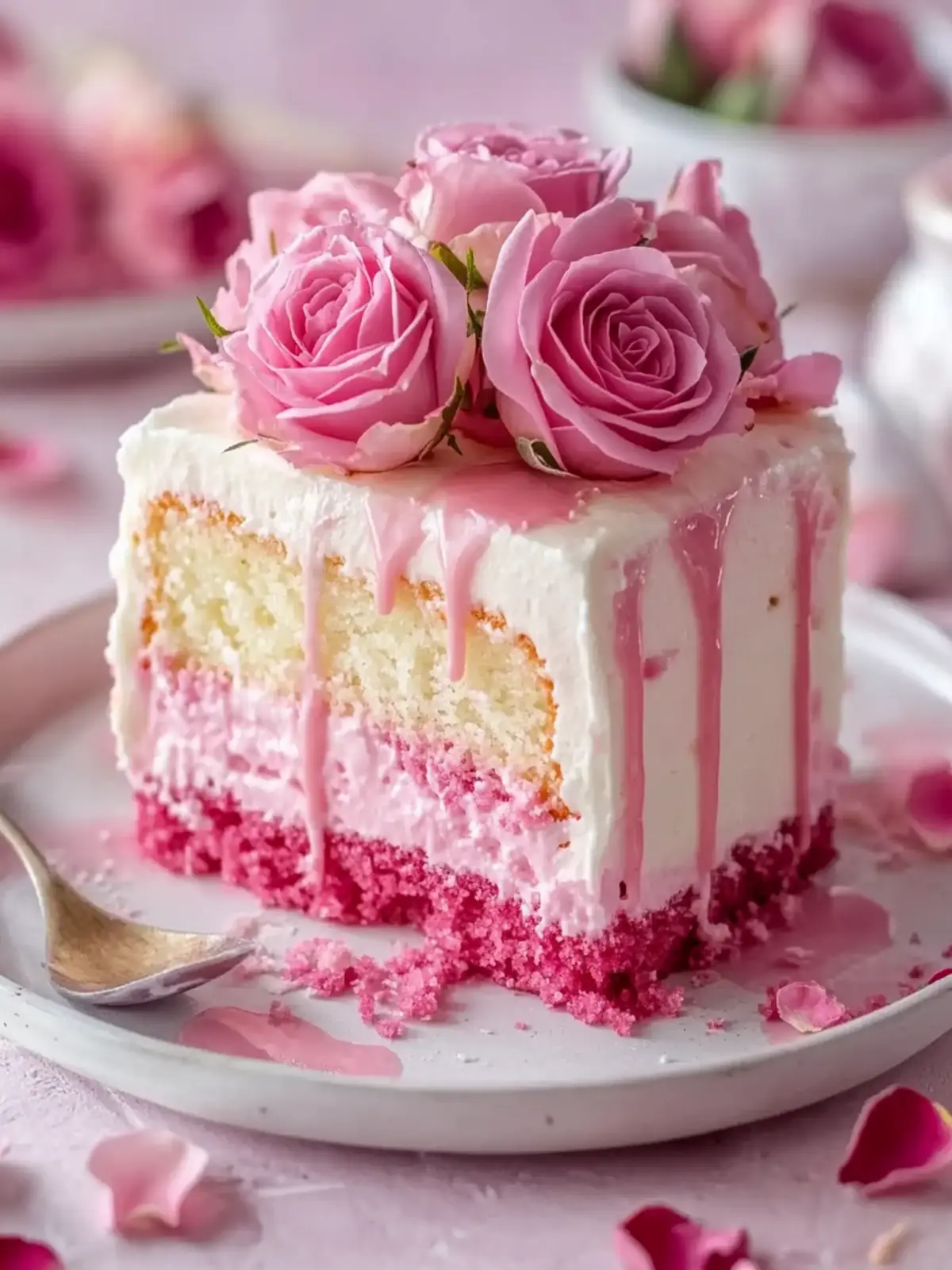 Rose Poke Cake Recipe