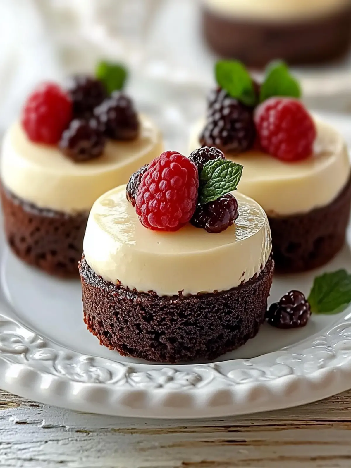 Decadent Brownie Bottom Mini Cheesecakes You’ll Love