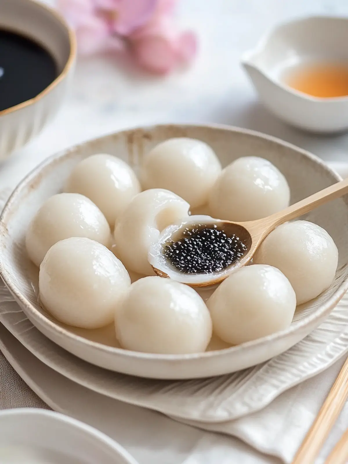 Deliciously Soft Tang Yuan (Glutinous Rice Balls) for Cozy Nights 2 Tang Yuan (Glutinous Rice Balls)