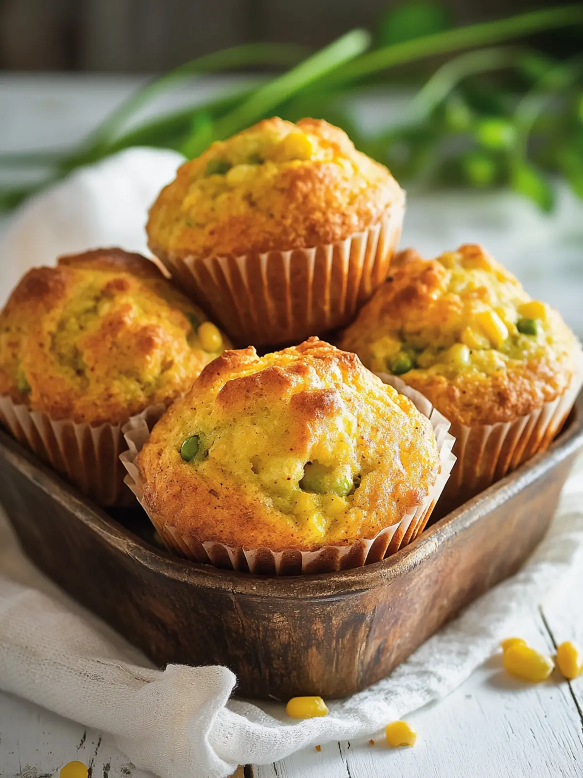 Green Chili Corn Muffins