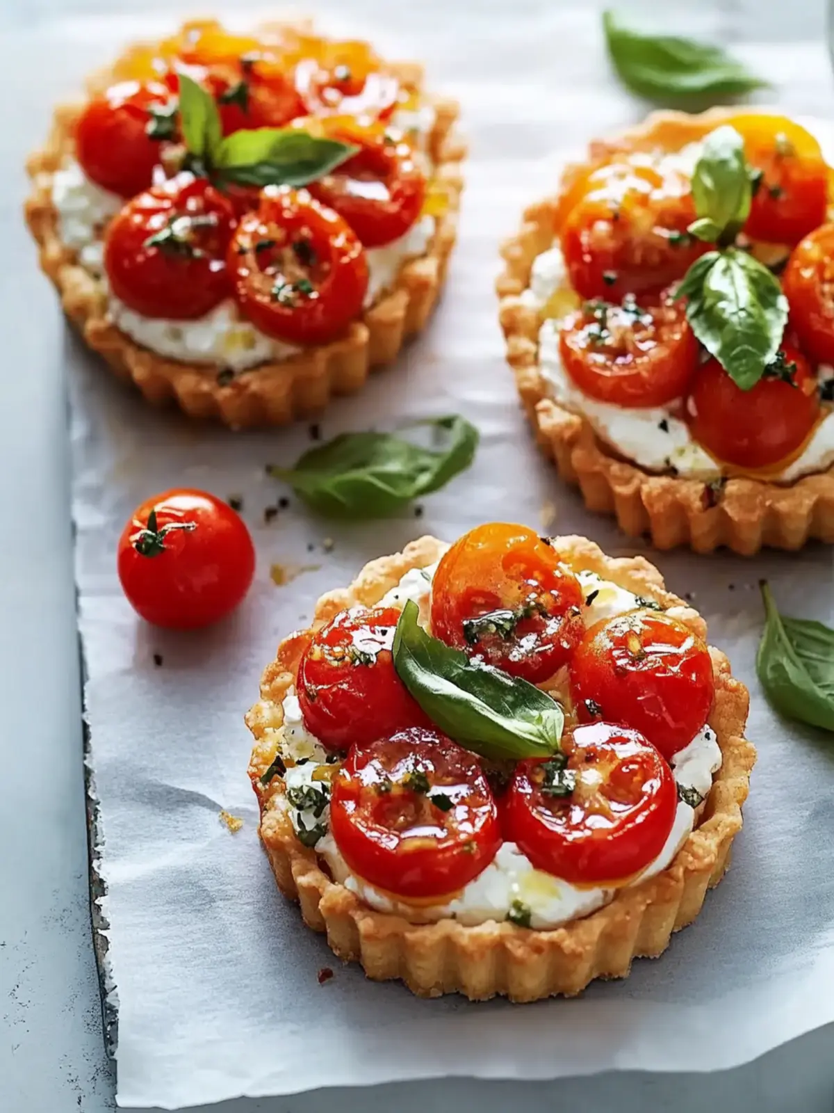 Tartelettes Tomate Ricotta : la recette simple et joyeuse de Camille Duroc