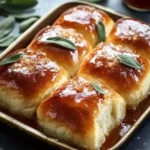 Salted Sage Honey Butter Brioche Rolls Recipe