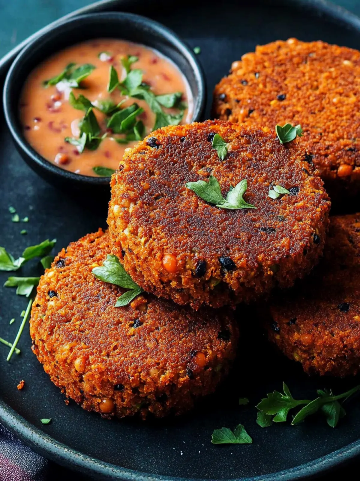 Smoky Black-Eyed Pea Cakes